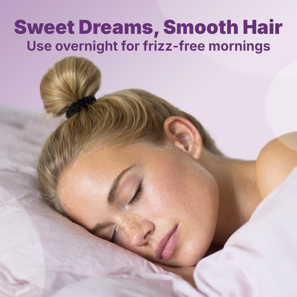 Goody scrunchies on nightstand illustrating overnight protection for hairstyles