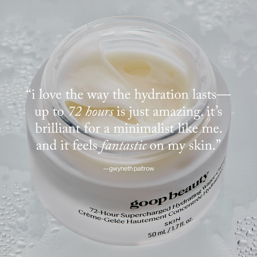 goop matte finish on skin close-up showing refined texture and reduced shine