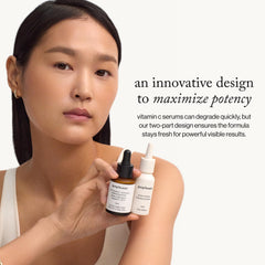 goop serum smoothed on hand demonstrating quick absorption and glow