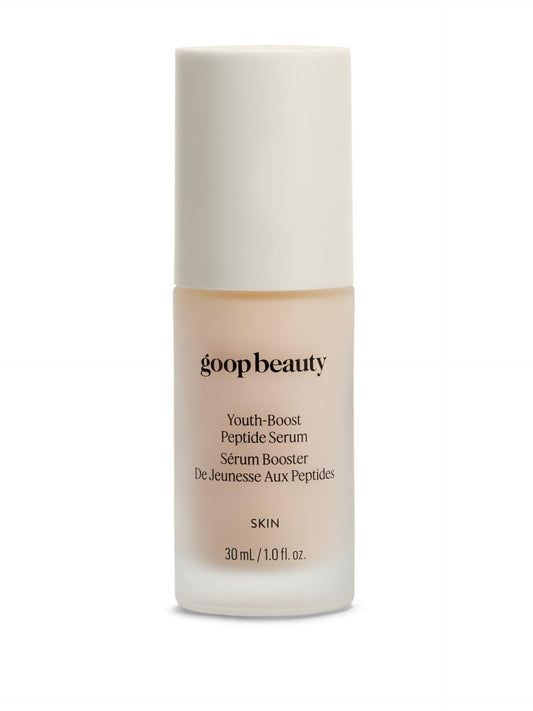 goop bottle front packaging showing clean label and benefits
