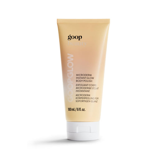 goop front bottle showing product and clean design benefiting display