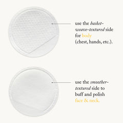 goop pads used on neck and chest illustrating smoother skin benefit