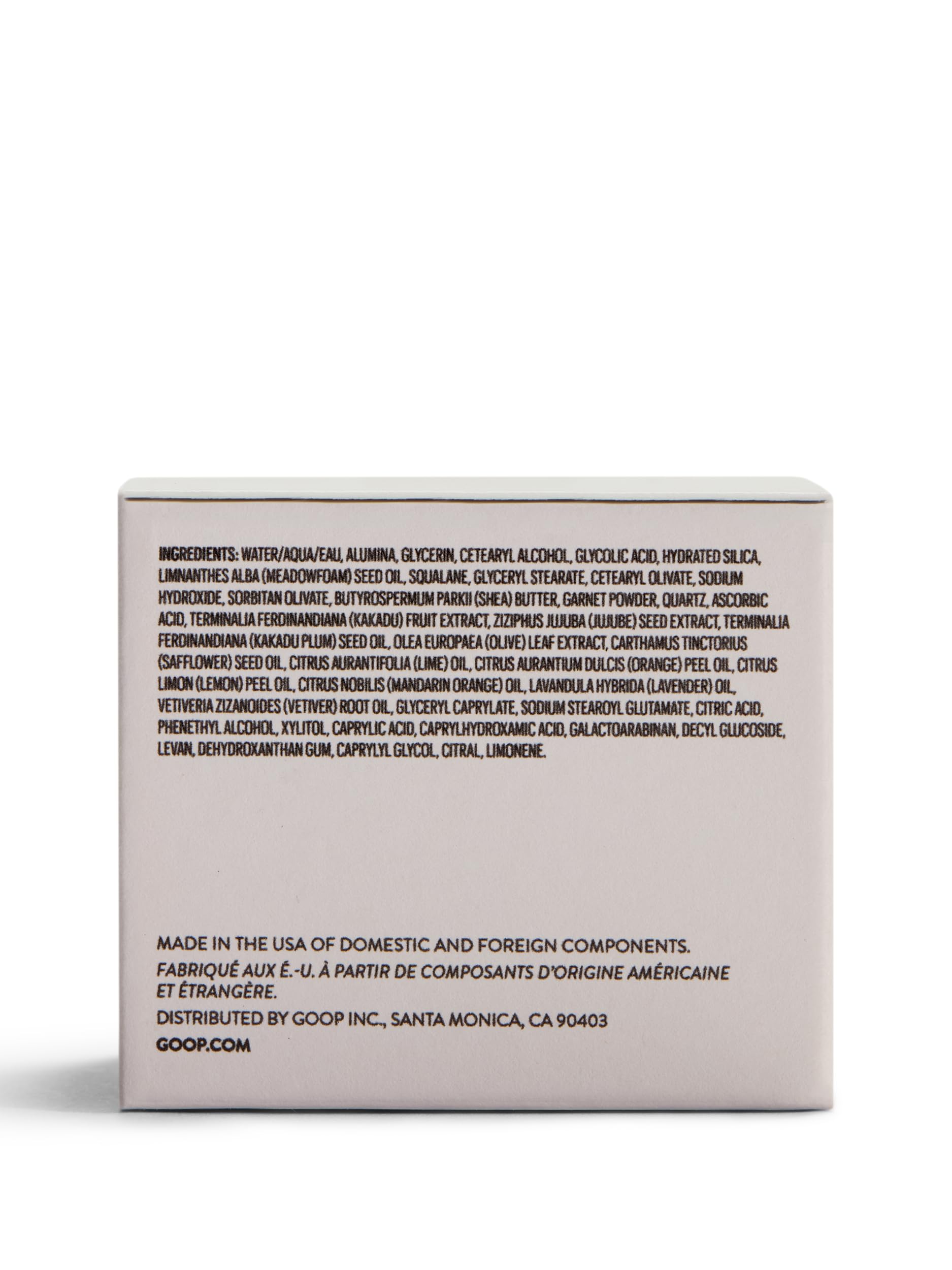 goop microderm treated cheek showing smoother-looking skin