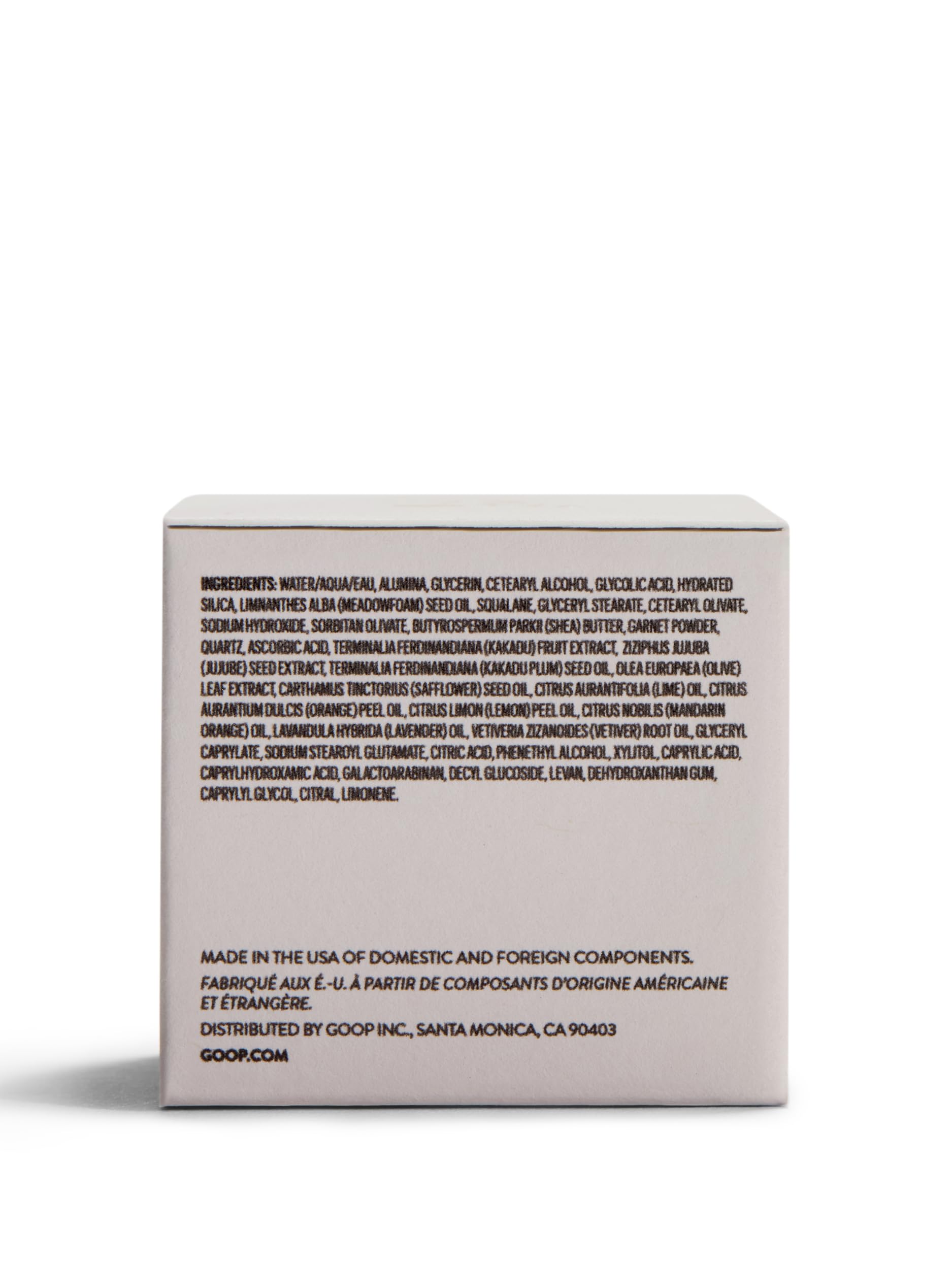 goop mini microderm swatch on skin shows instant smoothing and glow
