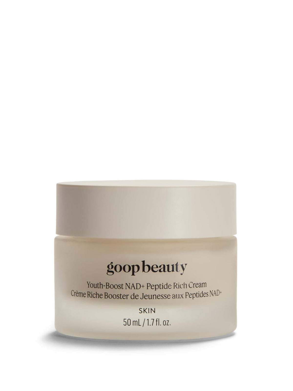 goop Youth-Boost front jar showing sleek packaging and product clarity