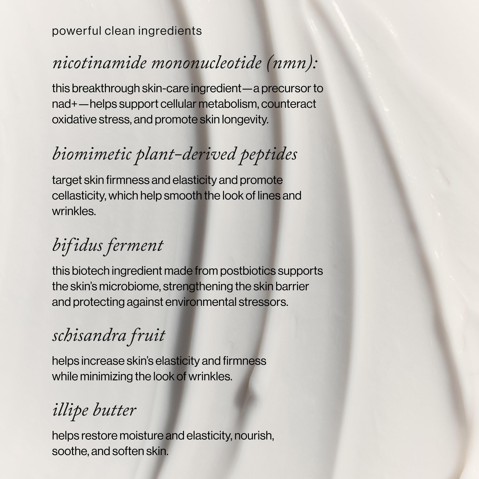 goop Youth-Boost ingredients label featuring peptides and NAD+ benefit transparency
