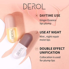 Goreem model wearing products with visibly smoother fuller-looking lips