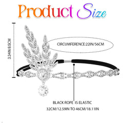 GORTIN headband beside tape measure showing adjustable size benefit