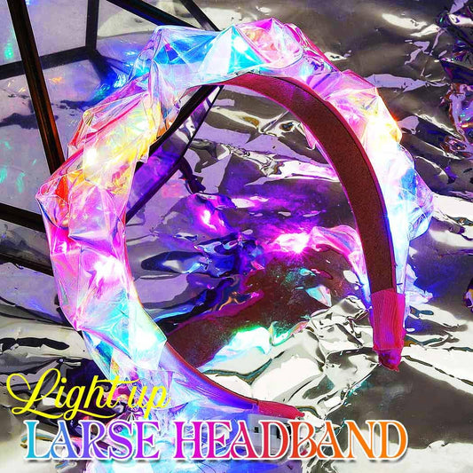 GORTIN holographic texture close-up reflecting rainbow colors for dazzling effect