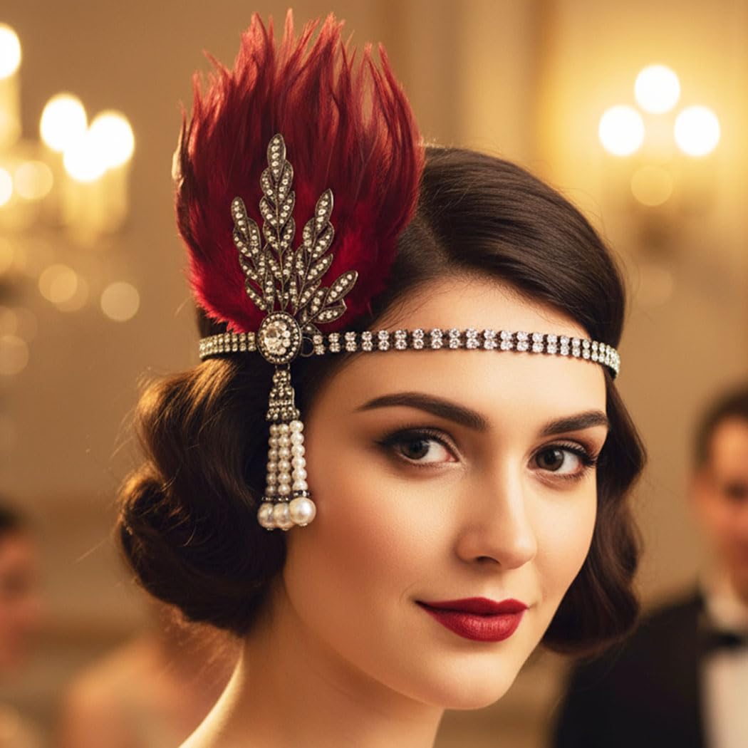 GORTIN pearl tassel in motion illustrating gentle sway and elegance