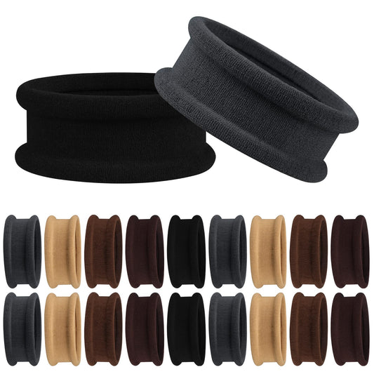 GOSICUKA front packaging showing 20-piece neutral cotton scrunchies for daily use