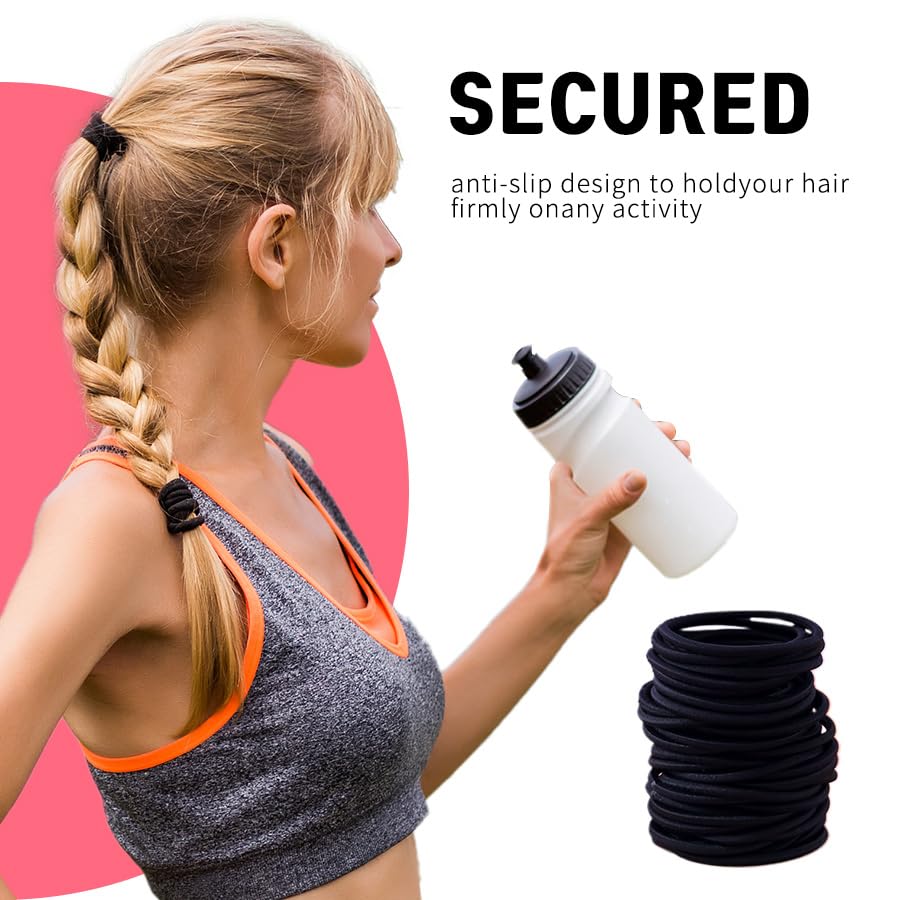 GOSICUKA holding a thick ponytail securely without slipping
