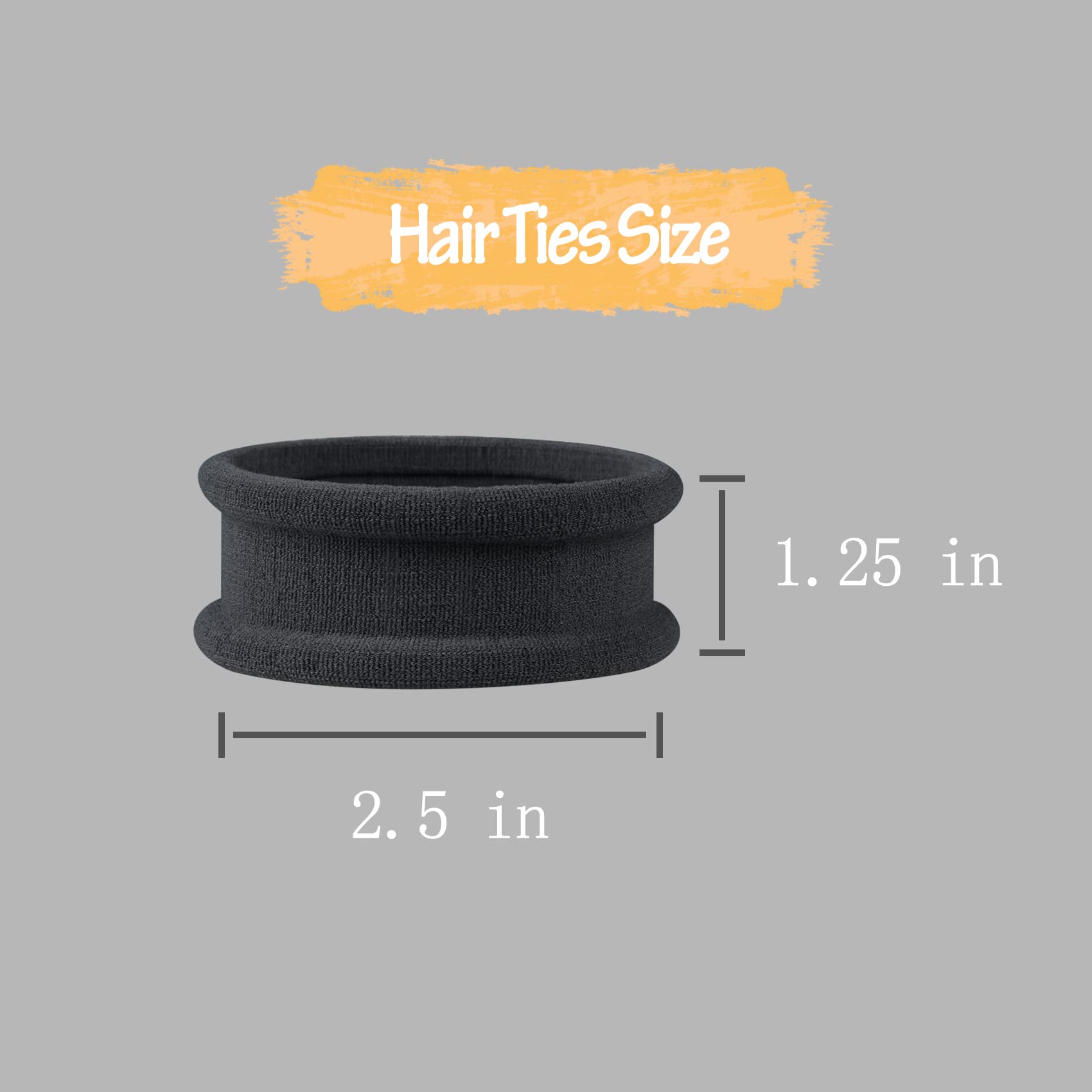 GOSICUKA scrunchie holding a high ponytail securely, showing long-wear stability