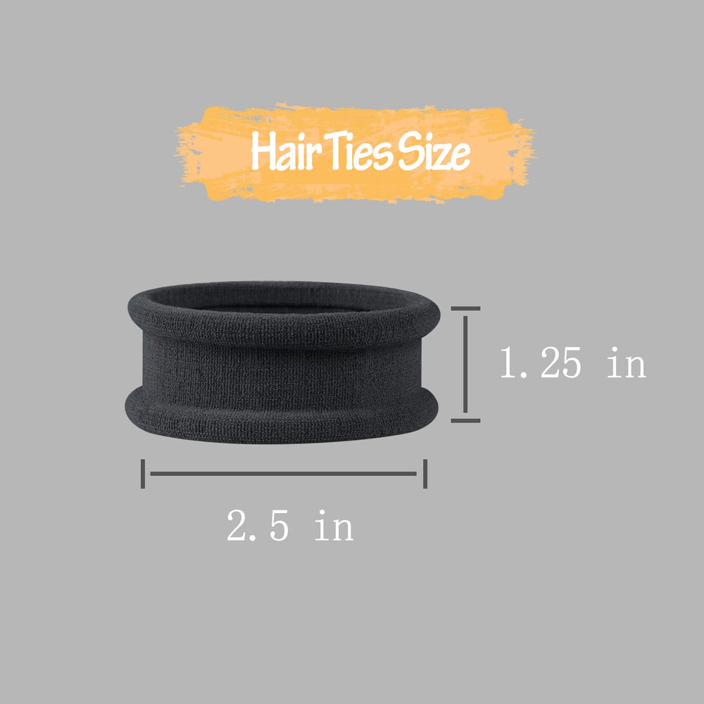 GOSICUKA scrunchie holding a high ponytail securely, showing long-wear stability