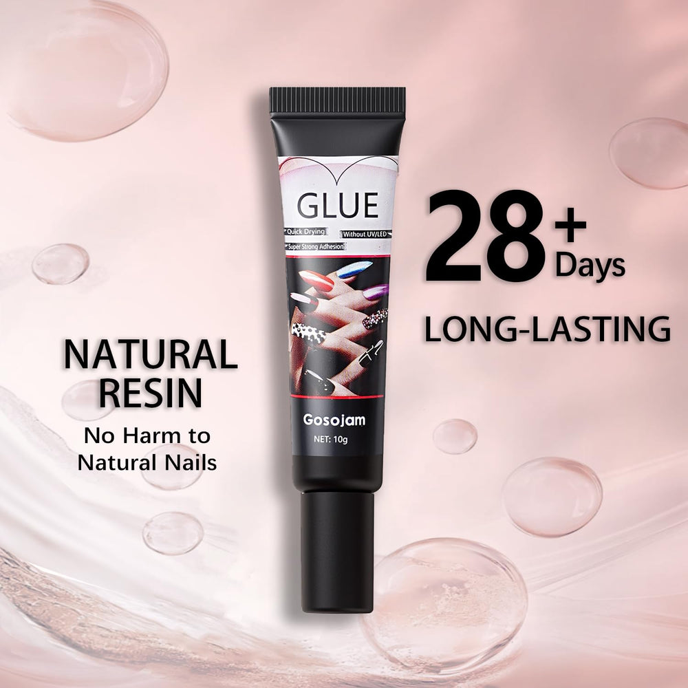 Gosojam in-use applying press-on nail for quick salon-quality results