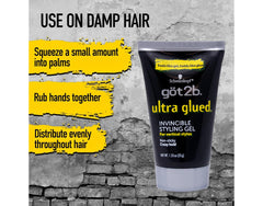 Got2B back label close-up showing ingredient panel for informed product selection