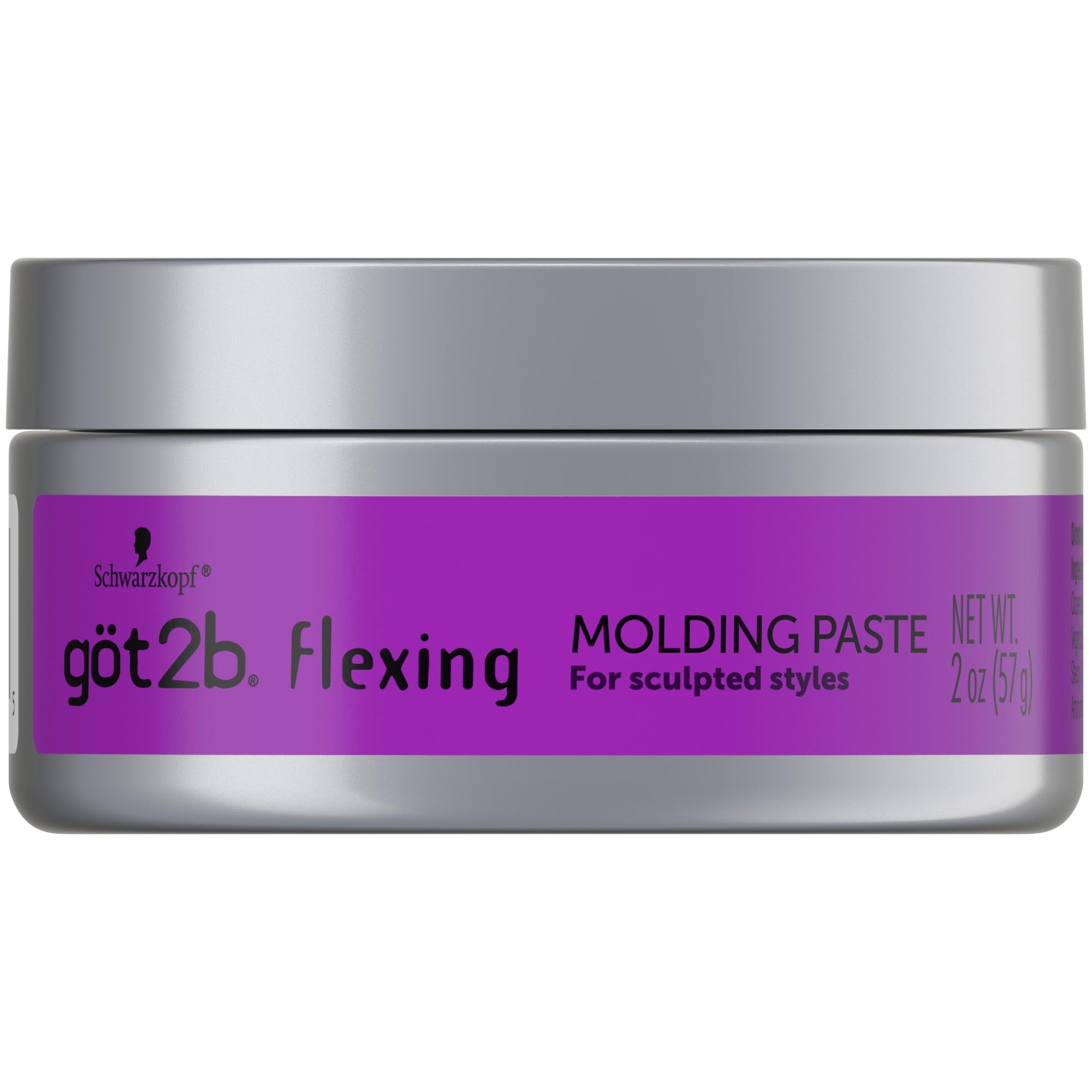 Got2B open jar revealing clay-like texture for effortless application