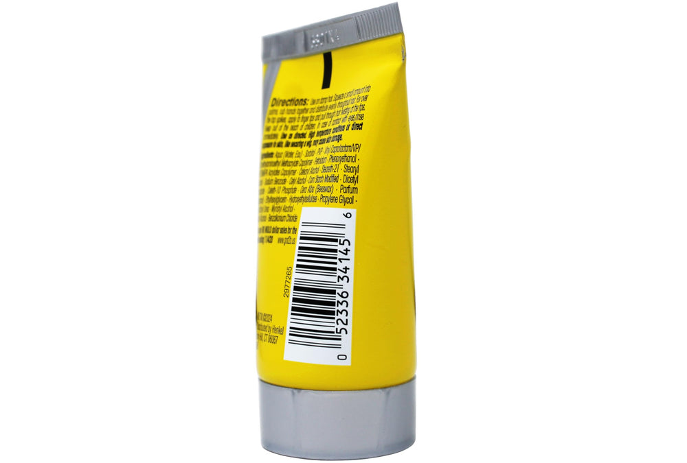 got2b tube held in hand to show compact 1.25 oz travel-friendly size