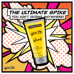 got2b Glued unscented label close-up highlighting fragrance-free benefit
