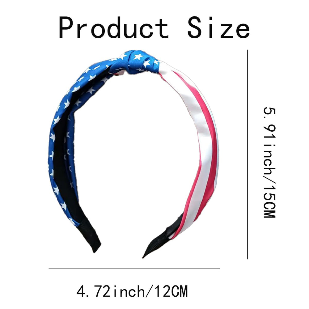 Goulogh knotted headband worn in hair demonstrating secure hold and festive look at events