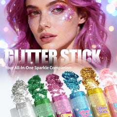 gowwim stick texture close-up highlighting chunky glitter shimmer