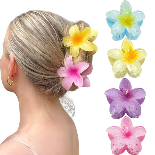 GQLV front packaging showing four floral clips, stylish gift-ready presentation
