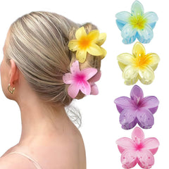 GQLV front packaging showing four floral clips, stylish gift-ready presentation