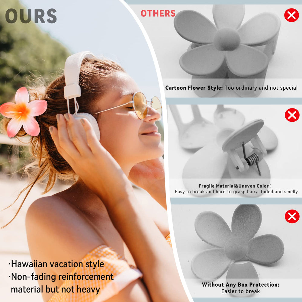 GQLV clip worn in hair in lifestyle scene holding thick hair securely benefit