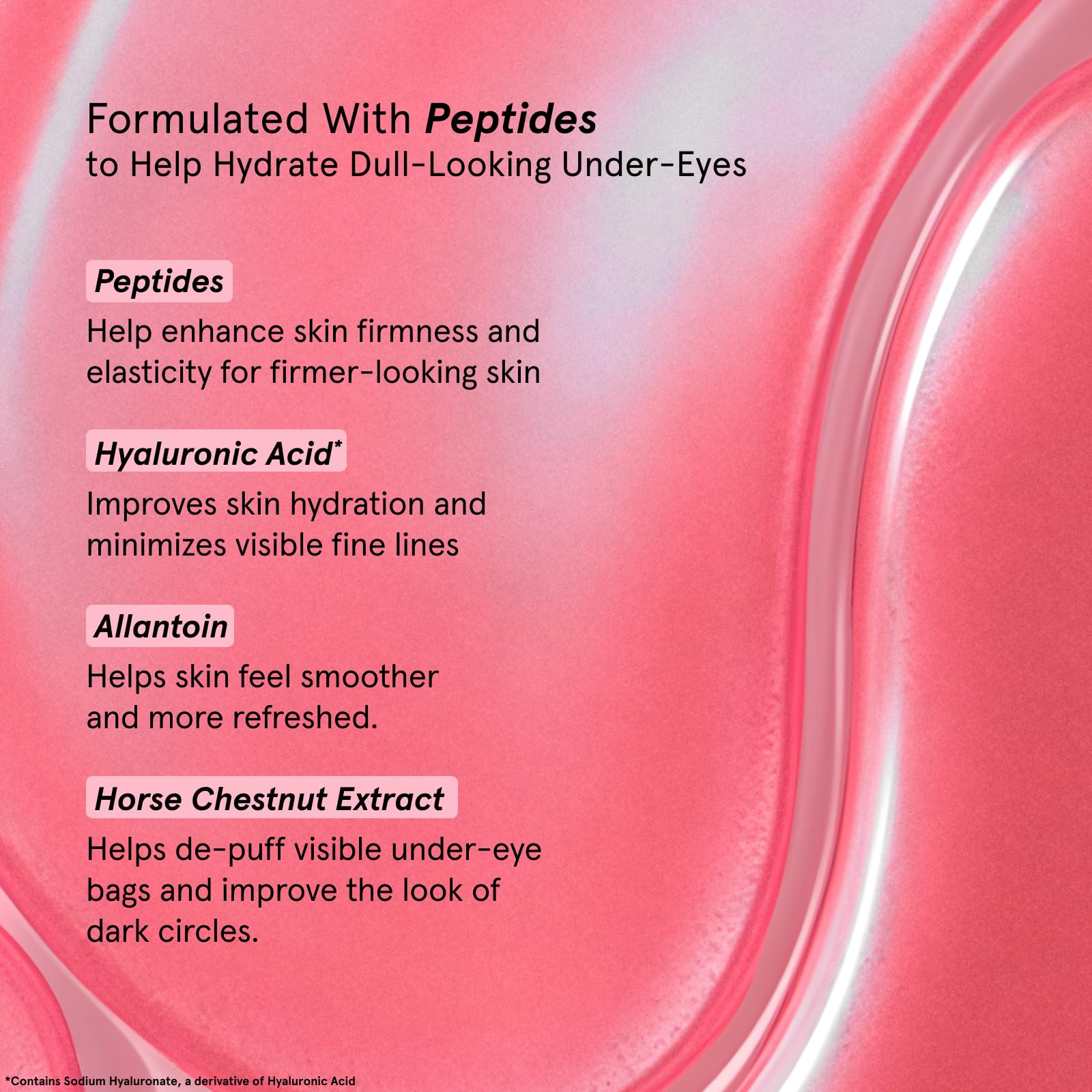 grace & stella application demo showing patch placement to reduce puffiness