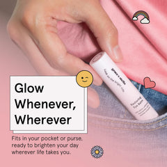 grace & stella applying balm under eye for instant refresh