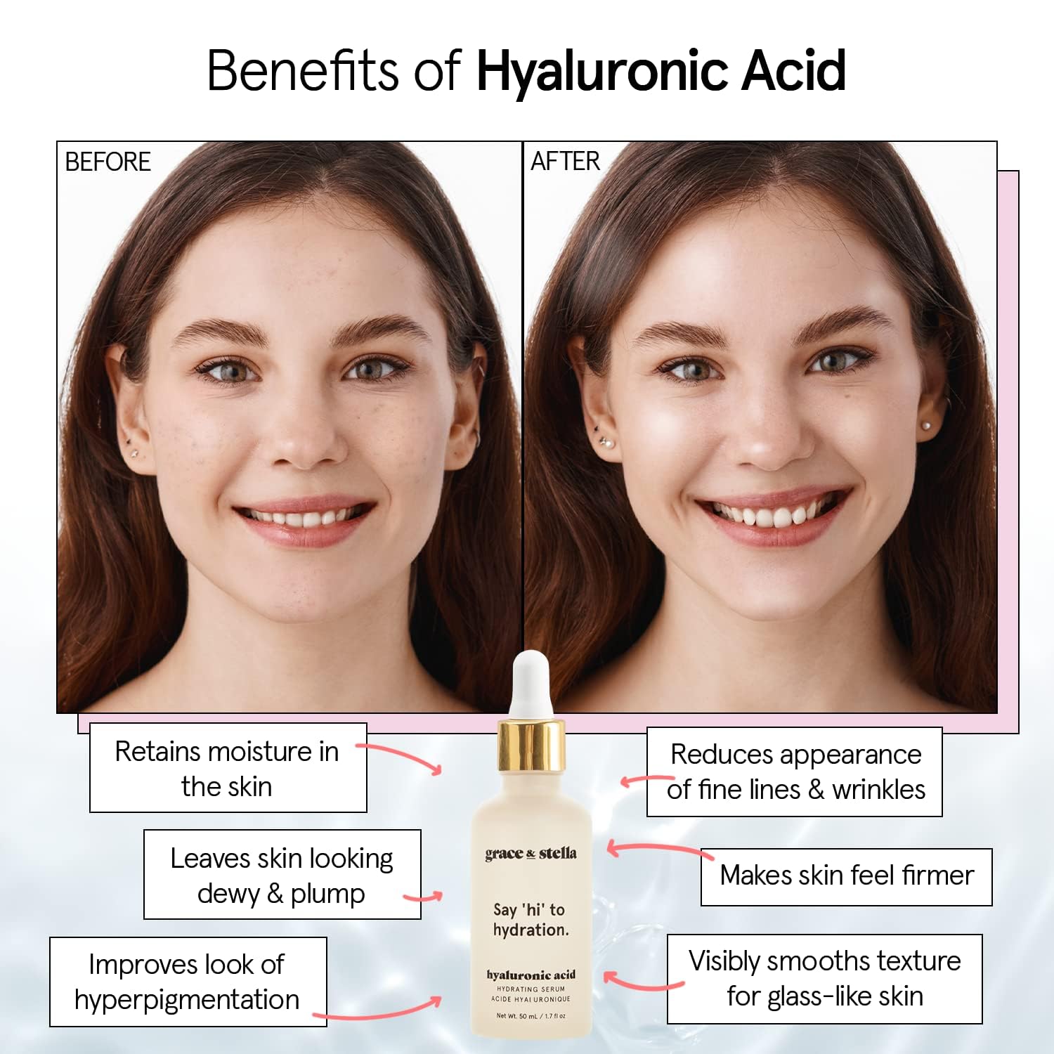 grace & stella back label view listing ingredients and clean formulation benefit
