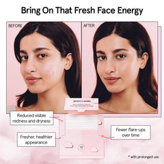 grace & stella dual-sided towel showing smooth and textured faces for gentle exfoliation