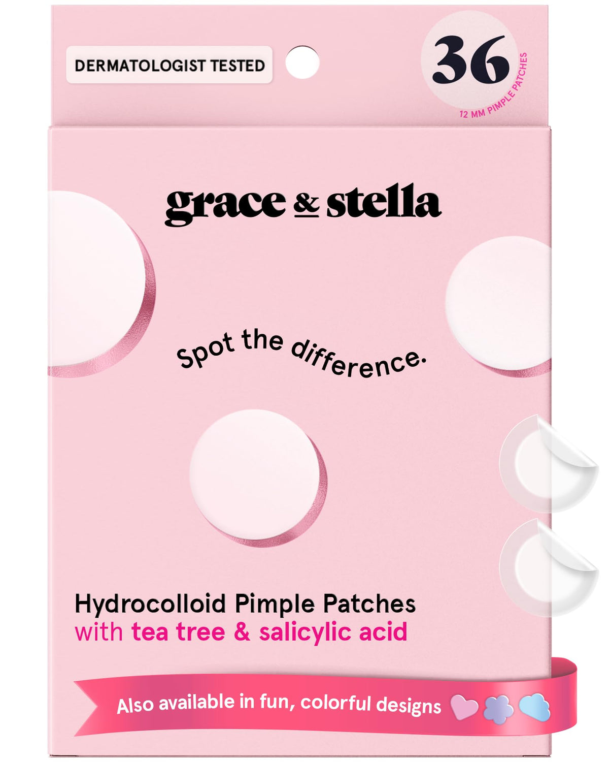 grace & stella front packaging showing vegan badge and benefits