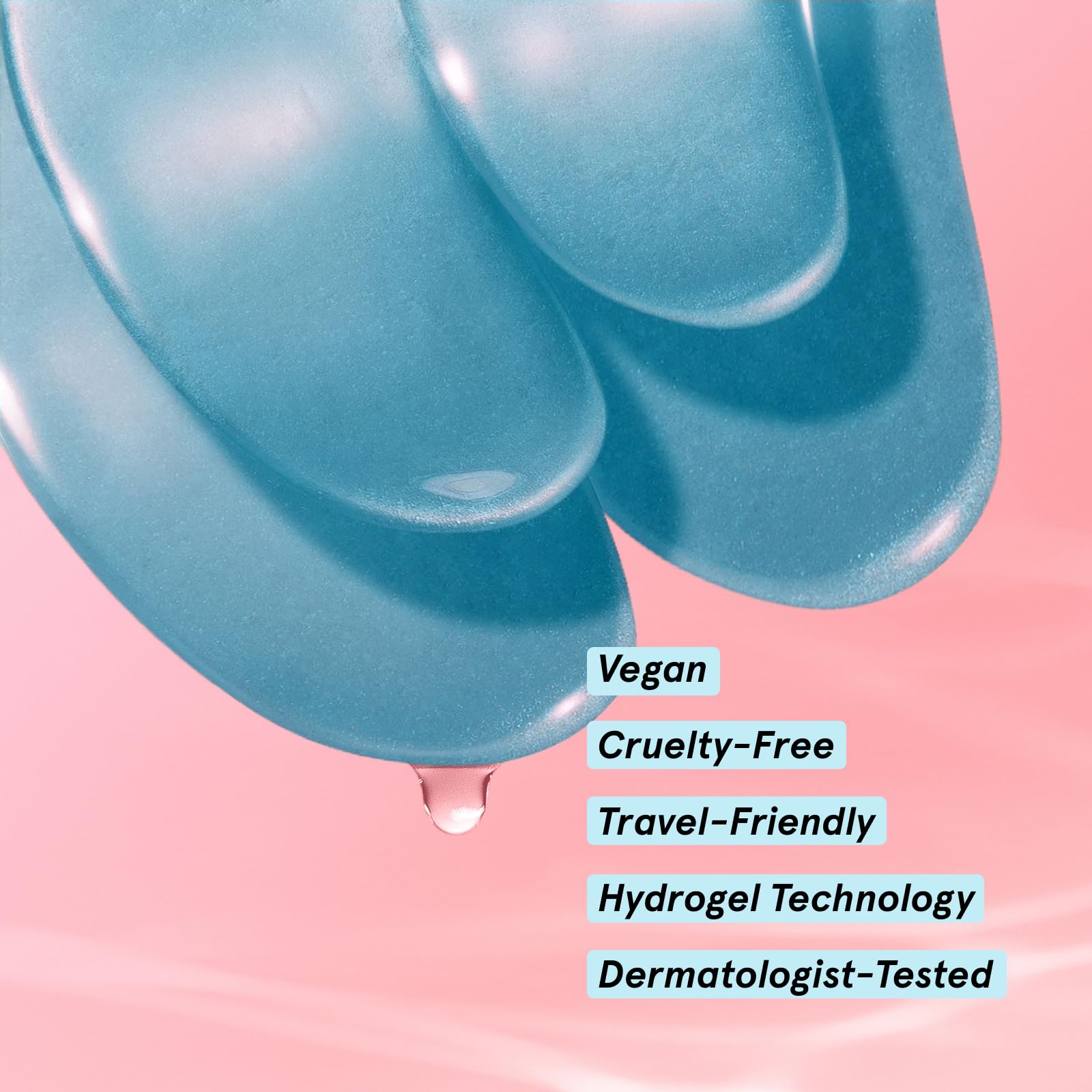 grace & stella ingredients panel label showing vegan, paraben-free benefit