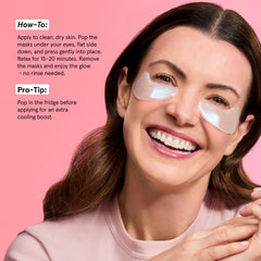 grace & stella label detail highlighting ingredients like peptides and niacinamide