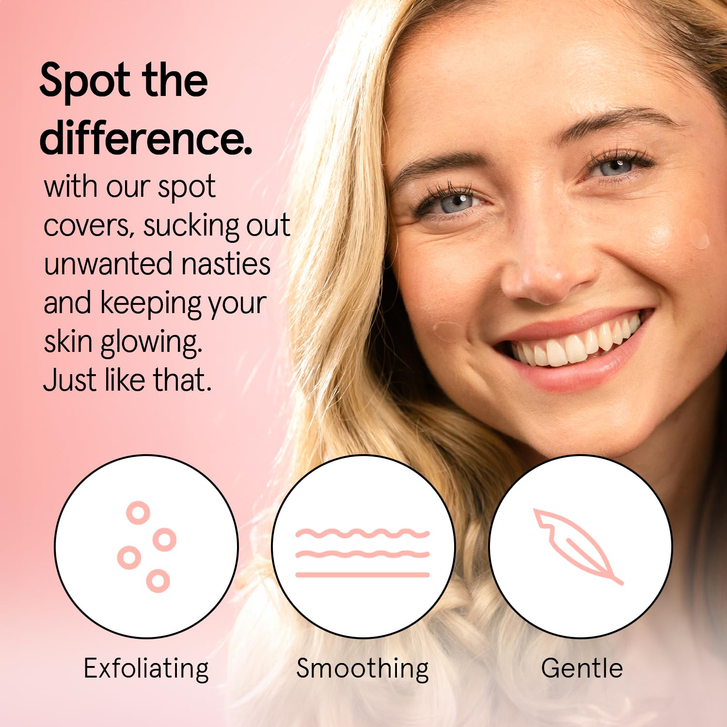 grace & stella three patch sizes displayed for precise blemish coverage
