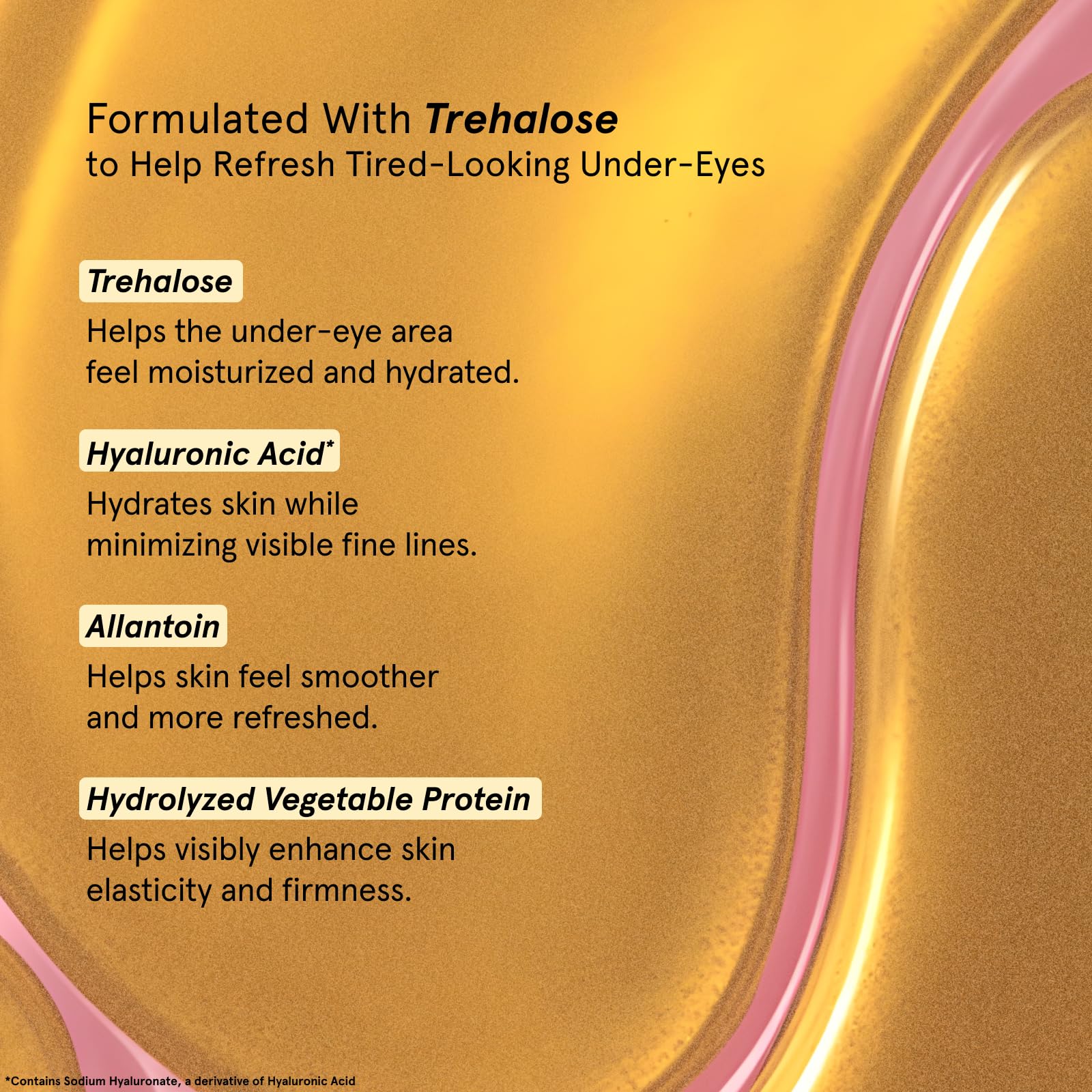 grace & stella gold patches neatly arranged on a tray for clarity
