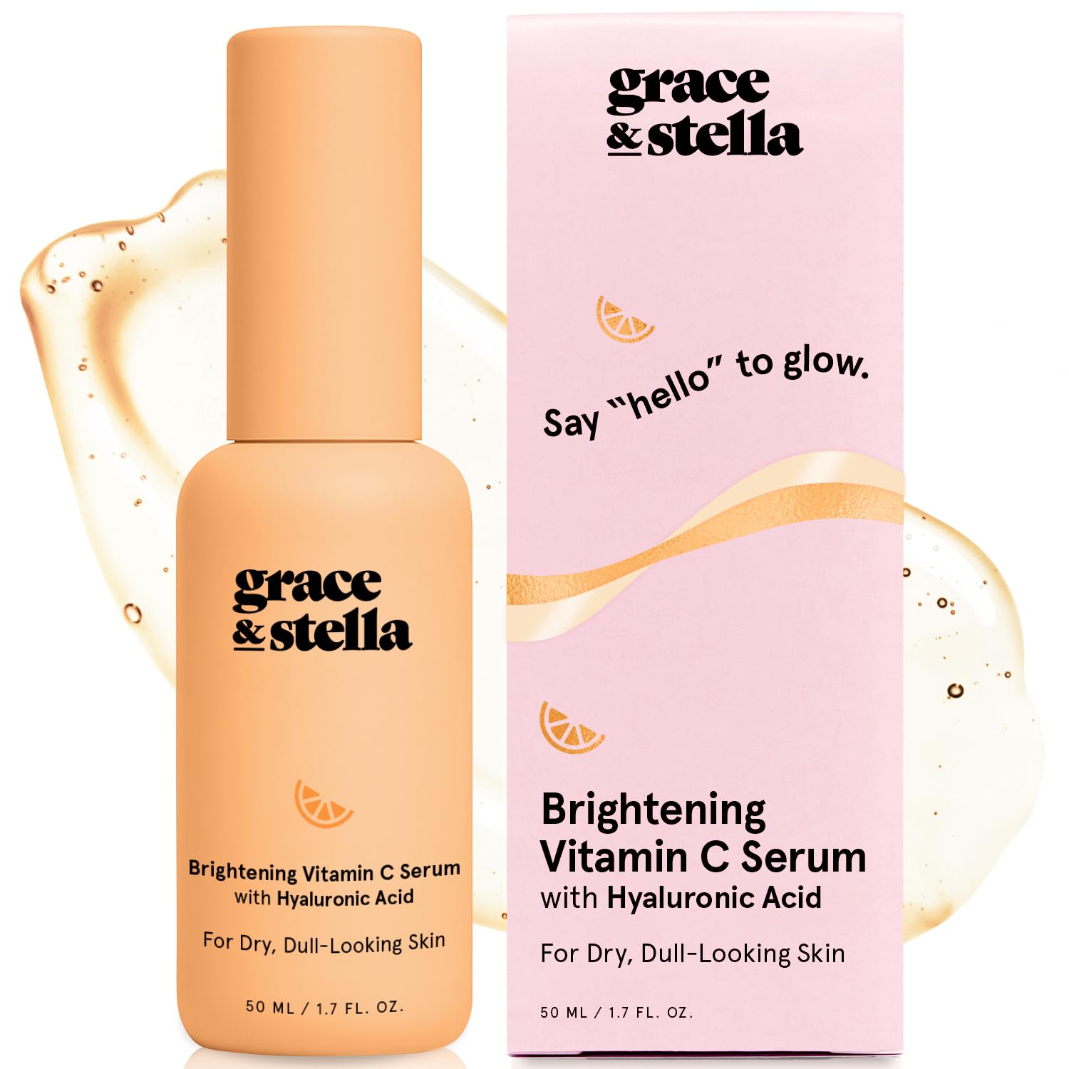 grace & stella front bottle showing clean design and volume