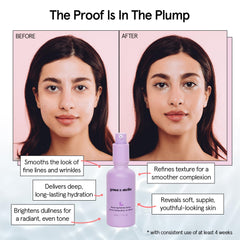 grace & stella serum texture close-up showing lightweight, hydrating consistency