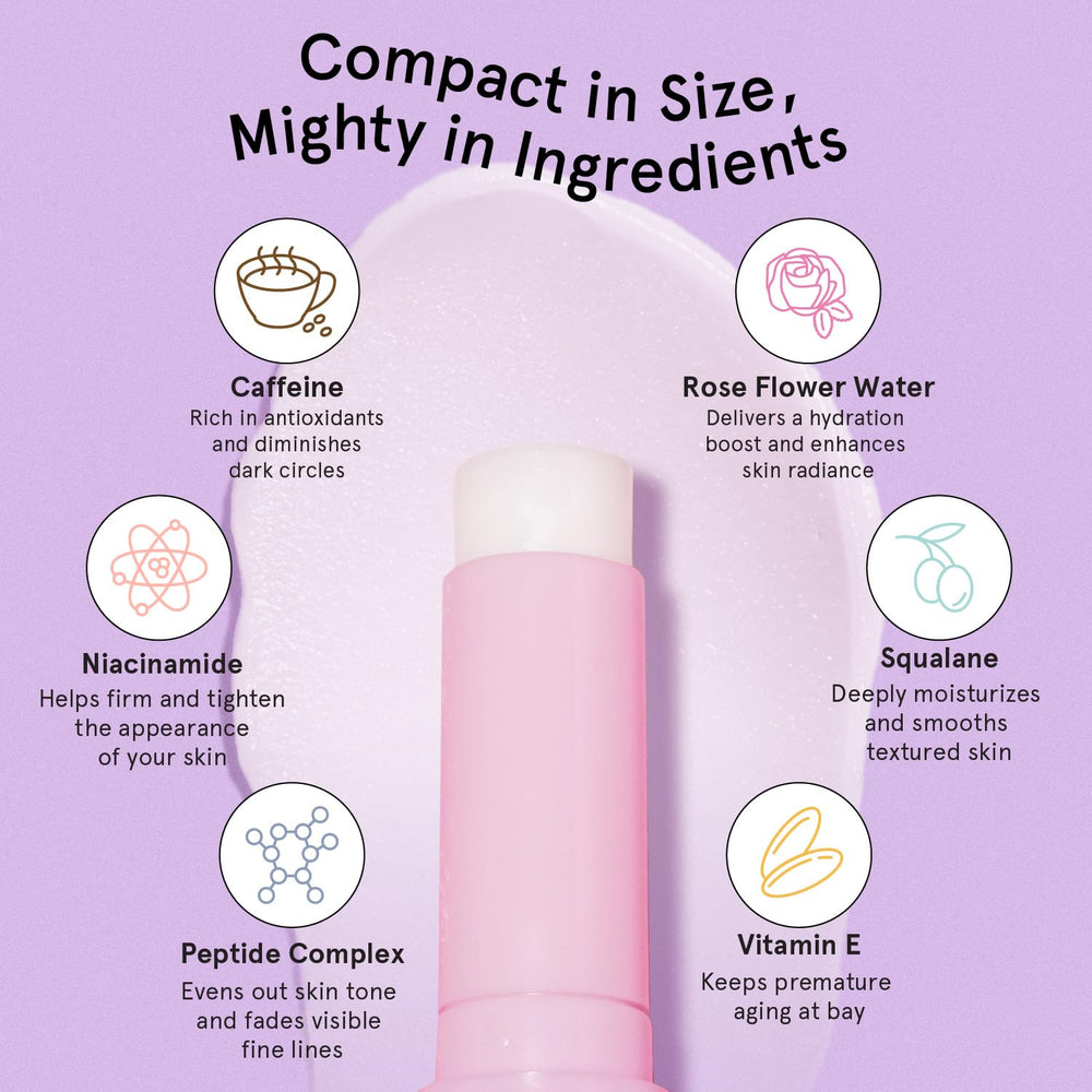 grace & stella application under-eye demonstration delivering instant-looking brightening
