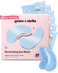 grace & stella front box showing pack design and quantity, highlights convenience
