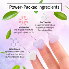grace & stella patch on skin demonstrating discreet coverage