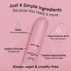 grace & stella bottle beside smartphone to show compact 120ml size