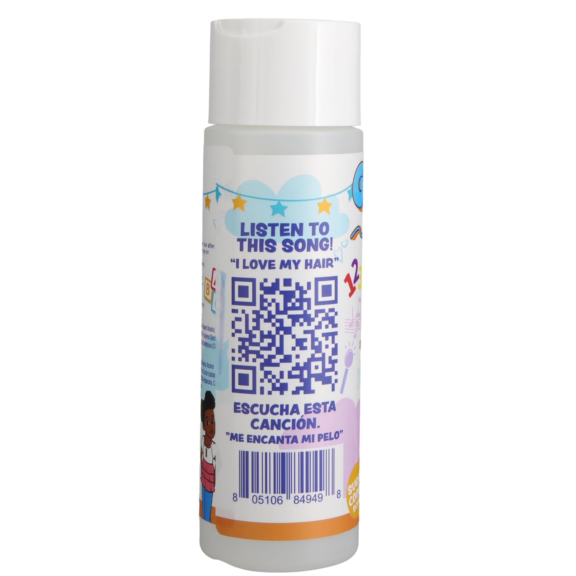 Gracie's Corner conditioner texture on hand highlighting creamy slip for easier detangling