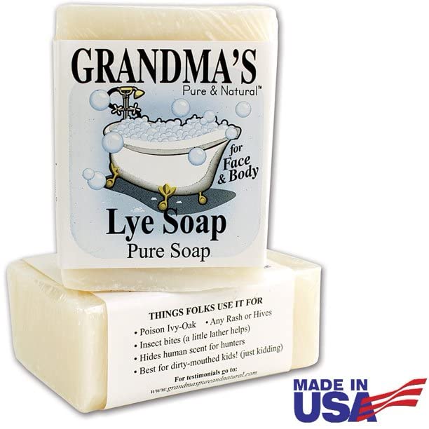 Grandma's Pure & Natural soap dissolved in warm water for concentrated soak cleaning