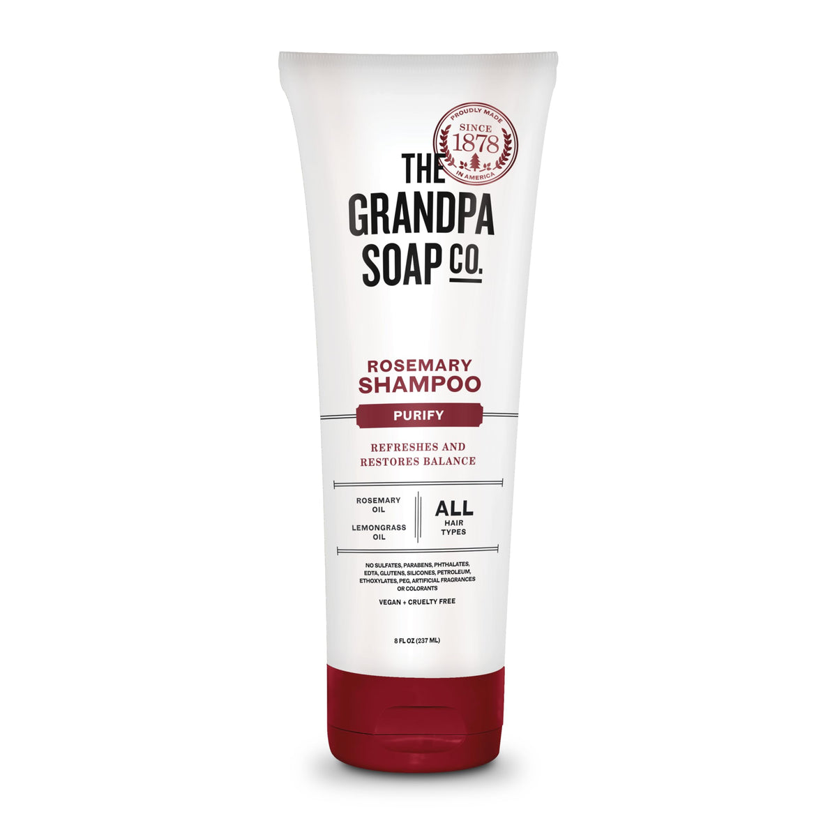 Grandpa Soap Company front packaging showing product and benefits