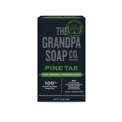 The Grandpa Soap Company front packaging showing 4.25 oz bar and natural look