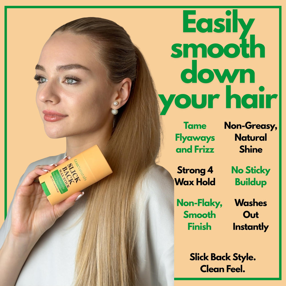 GranNaturals wax stick open showing smooth solid texture for precise control
