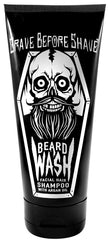 Grave Before Shave front tube showing label and size for easy identification and shelf appeal