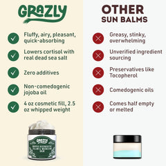 Grazly label close-up highlighting grass-fed tallow and four-ingredient promise